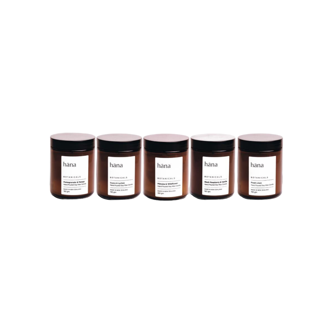 Hana Botanicals 5 pack candles