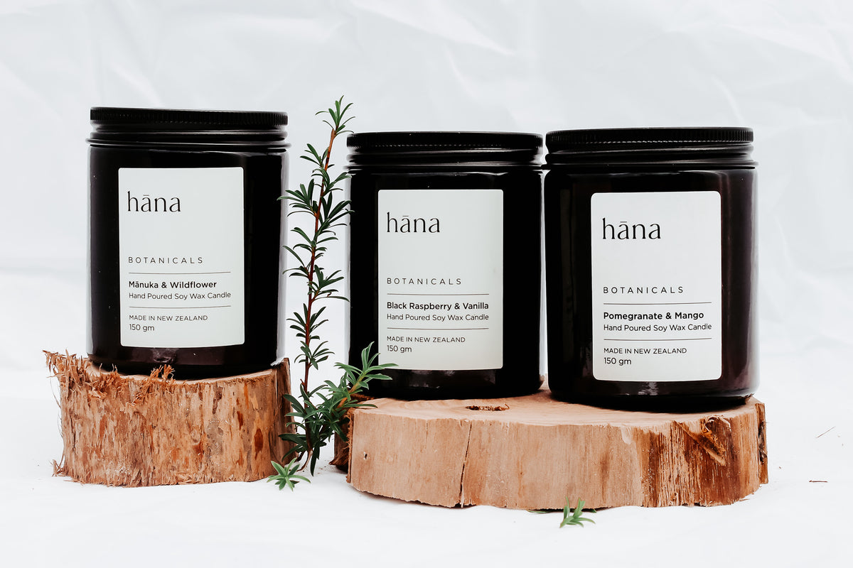 Hana Botanicals 3pk Candles